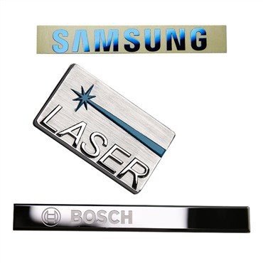 Öntapadó fém betűjelek