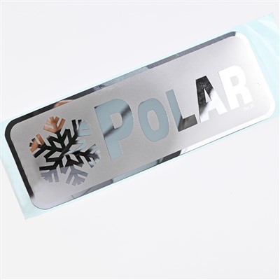 3D fém címkék matricák